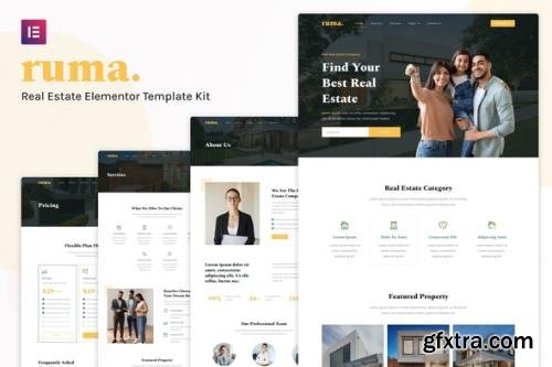 ThemeForest - Ruma v1.0.0 - Real Estate Elementor Template Kit - 33625439