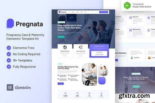 ThemeForest - Pregnata v1.0.0 - Pregnancy Care & Obstetrician Elementor Template Kit - 33635418