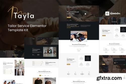 ThemeForest - Tayla v1.0.0 - Tailor Service Elementor Template Kit - 33634196