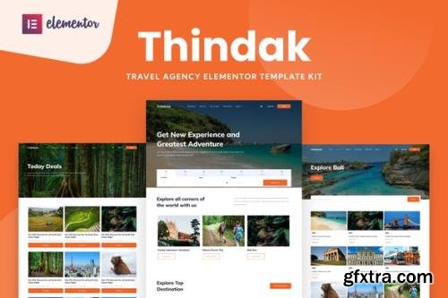 ThemeForest - Thindak v1.0.0 - Travel Agency Elementor Template Kit - 33554579