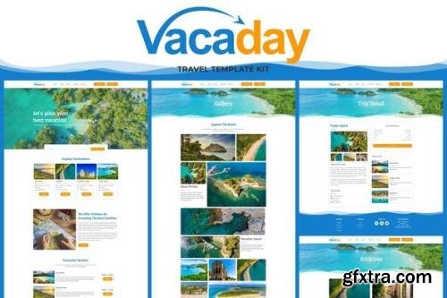 ThemeForest - Vacaday v1.0.0 - Travel Agency Elementor Template Kit - 33525902