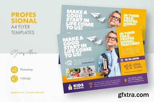 Kids School Flyer Templates