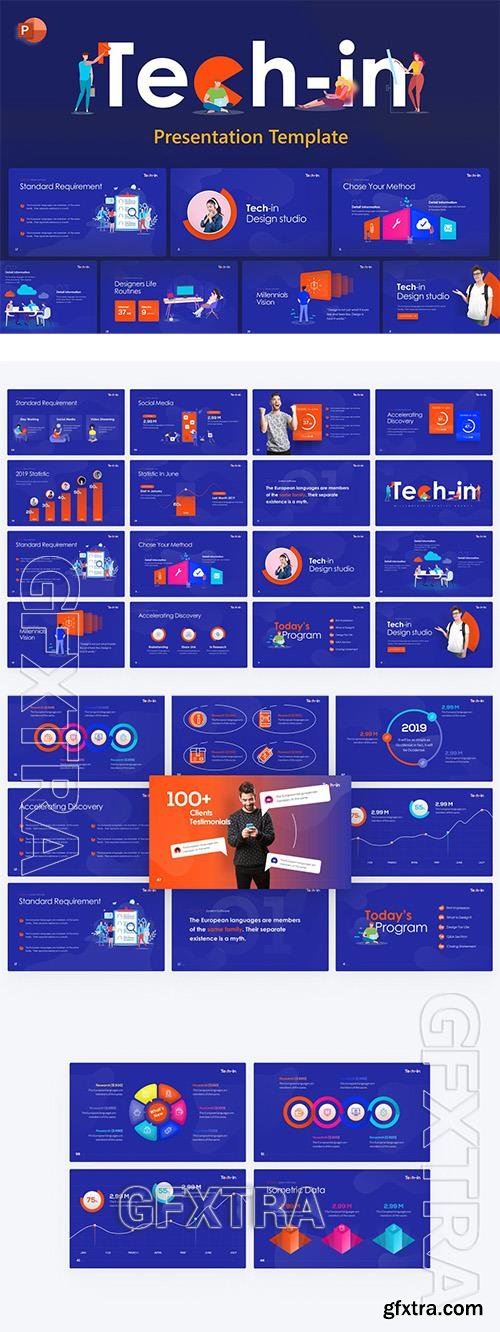 Tech in Tech PowerPoint Template C6AAWKZ