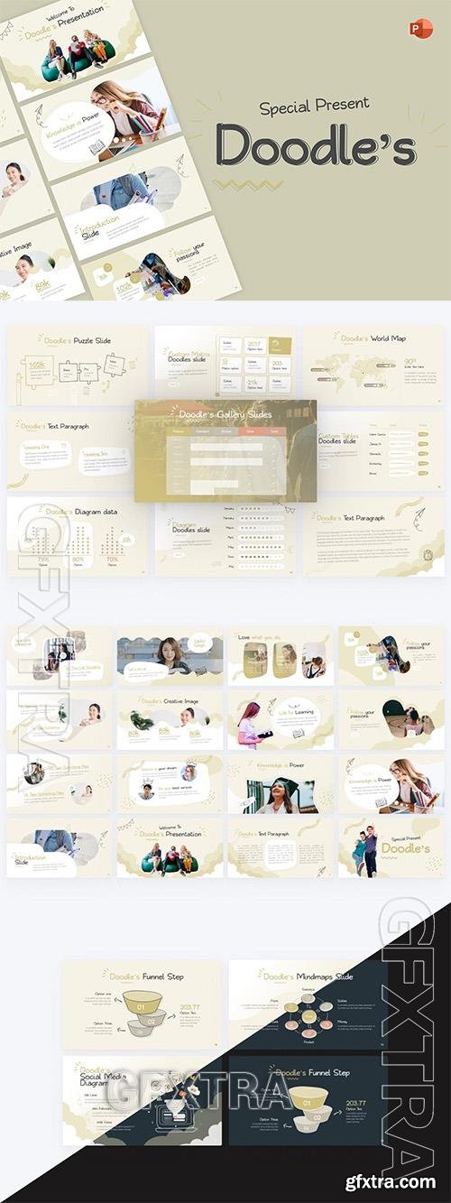 Doodle Creative PowerPoint Template SVNBYKY