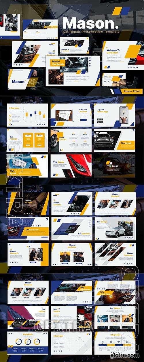 Car Repair Powerpoint Templates VC42TDS