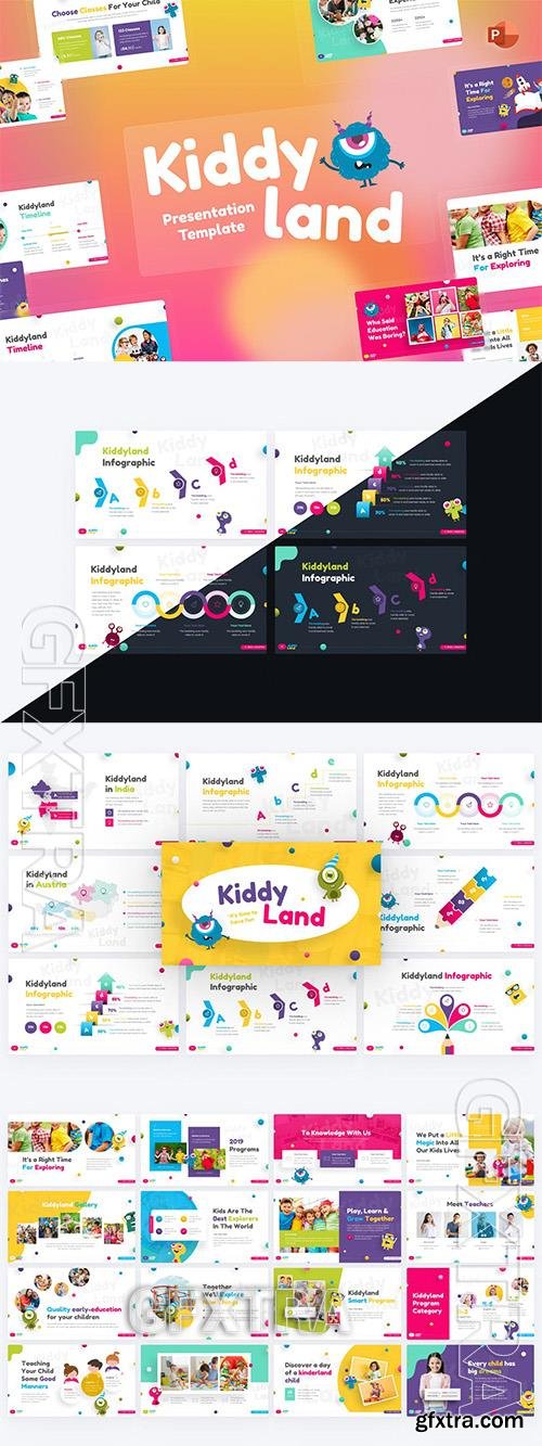 Kiddyland Education-Kids PowerPoint Template ZCQKP6H