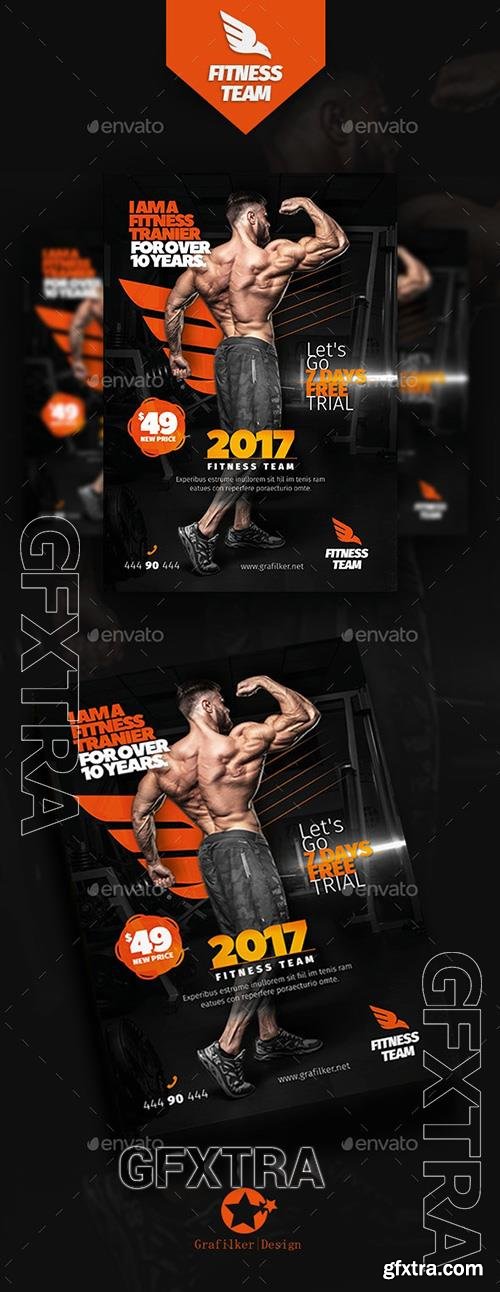 Fitness Time Flyer Templates 18328695