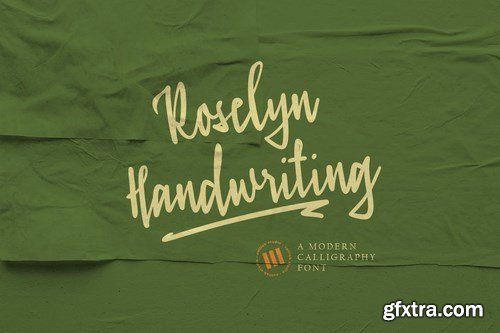 Roselyn Handwriting - An Organic Script Font