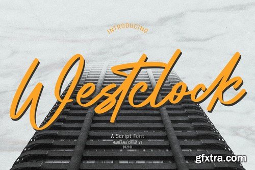 Westclock Script Font