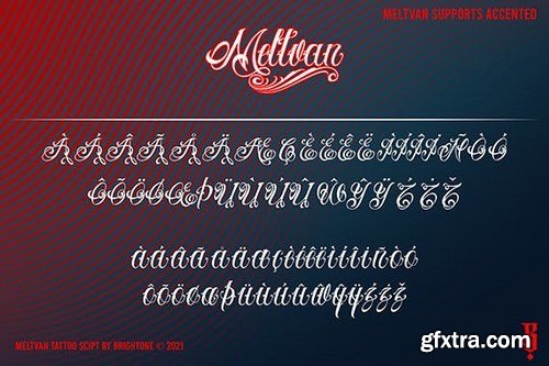 Meltvan - Tattoo Lettering