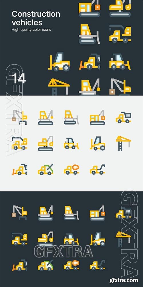 Construction Vehicle Icons YSM22X6