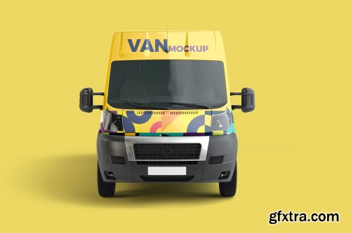 CreativeMarket - Van Mockup - 6 views 6202980