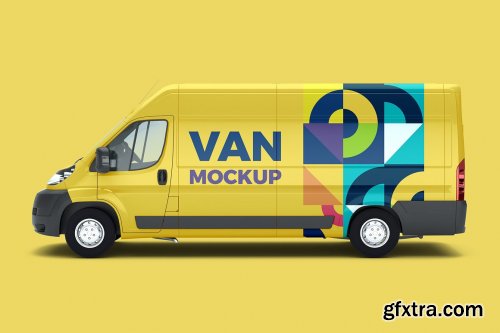 CreativeMarket - Van Mockup - 6 views 6202980