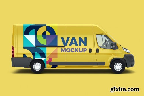 CreativeMarket - Van Mockup - 6 views 6202980