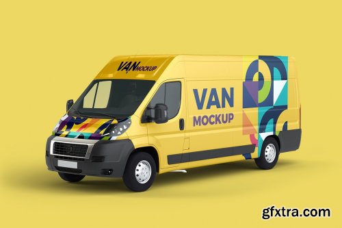 CreativeMarket - Van Mockup - 6 views 6202980