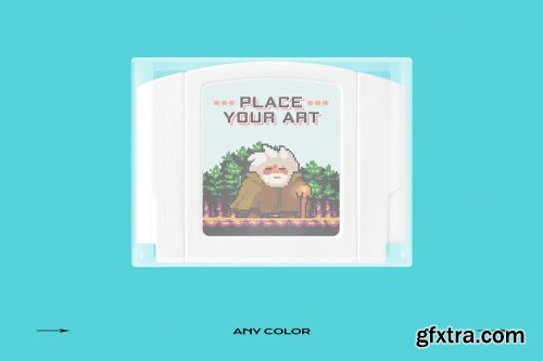 CreativeMarket - Game Cartridge Mockup Bundle Retro 6178588