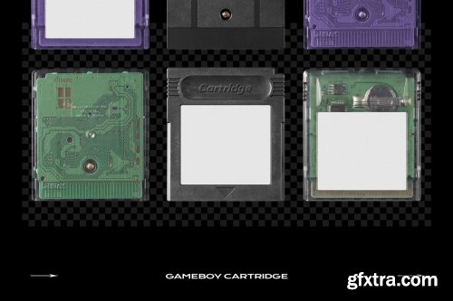 CreativeMarket - Game Cartridge Mockup Bundle Retro 6178588