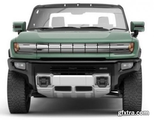 Hummer EV 2022 3D Model