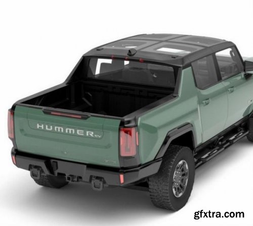 Hummer EV 2022 3D Model