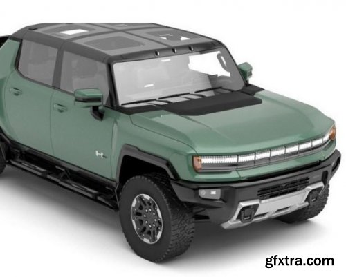 Hummer EV 2022 3D Model