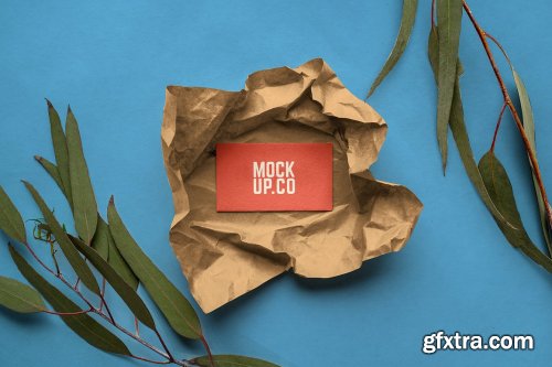 CreativeMarket - Textured Business Card Mockup No.02 6327336