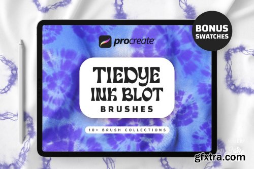 Procreate Tie Dye Ink Blot Brushes