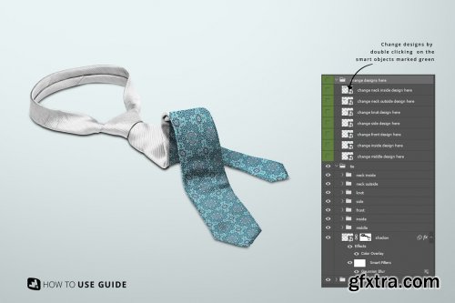 CreativeMarket - Men's Formal Tie Mockup 6180295