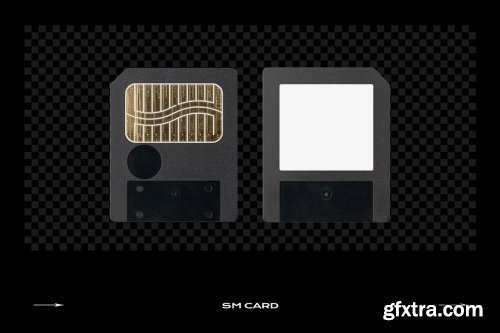 CreativeMarket - Memory Card Mockup Template SD 6178260