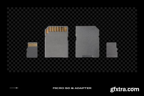 CreativeMarket - Memory Card Mockup Template SD 6178260