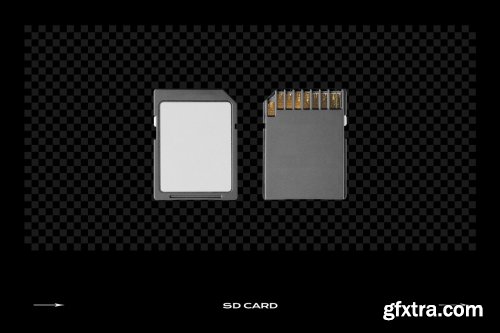 CreativeMarket - Memory Card Mockup Template SD 6178260