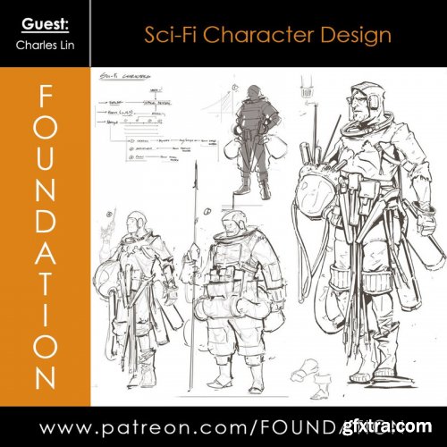Foundation Patreon - Sci-Fi Character Design with Charles Lin