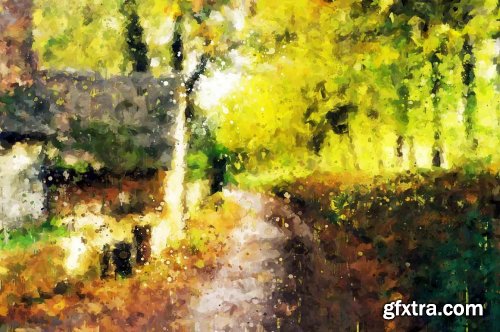 CreativeMarket - Impressionist Photoshop Action 6096567