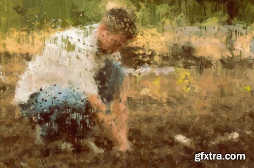 CreativeMarket - Impressionist Photoshop Action 6096567