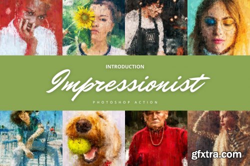 CreativeMarket - Impressionist Photoshop Action 6096567