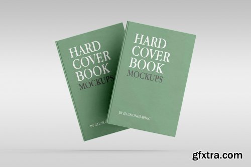 CreativeMarket - Hard Cover Book with Slipcase Mockup 6375247