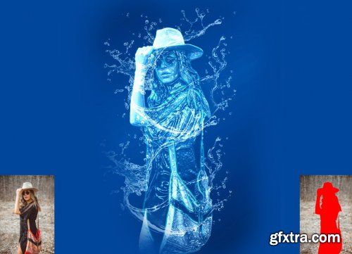 CreativeMarket - Water Effect Photoshop Action 6379909