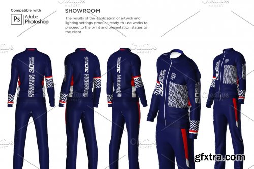 CreativeMarket - 3D Men's Tracksuit Mockup 5963461