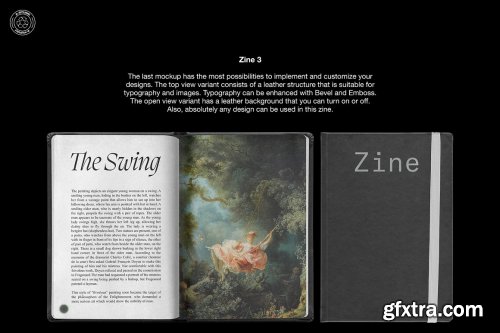 CreativeMarket - Zine Mockup Pack 3 in 1 5751368