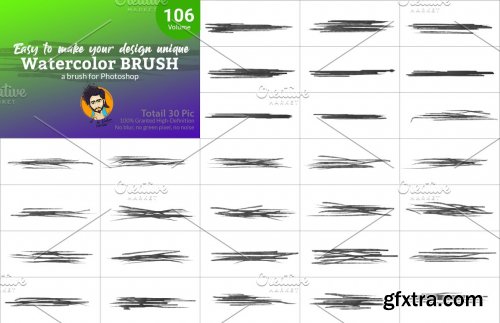 CreativeMarket - Watercolor Brush Bundle Vl 05 5746838