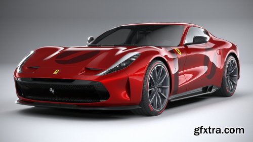 Ferrari Omologata 2020 3D Model - SQUIR