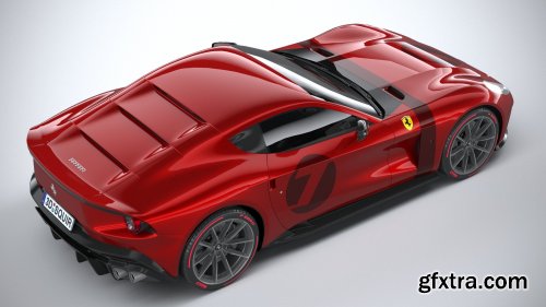 Ferrari Omologata 2020 3D Model - SQUIR