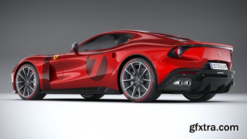 Ferrari Omologata 2020 3D Model - SQUIR