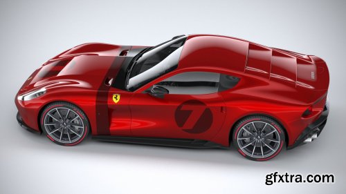 Ferrari Omologata 2020 3D Model - SQUIR