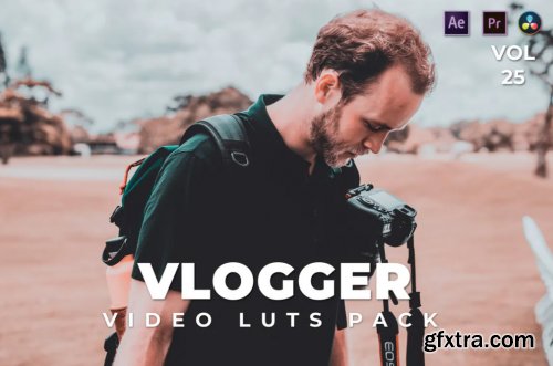 Vlogger Pack Video LUTs Vol.25