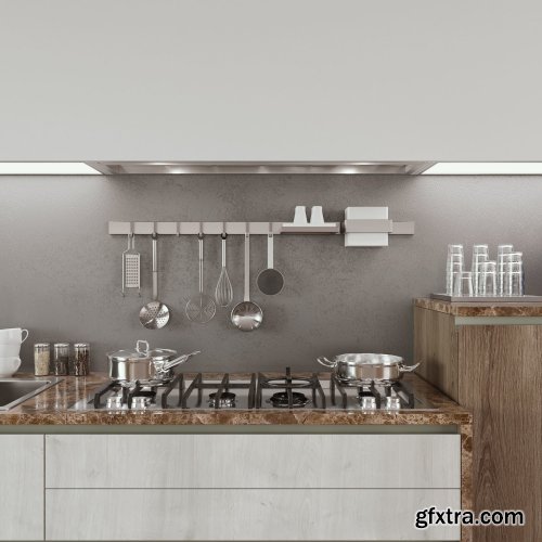 TurboSquid - Kitchen Cucine Stosa Infinity