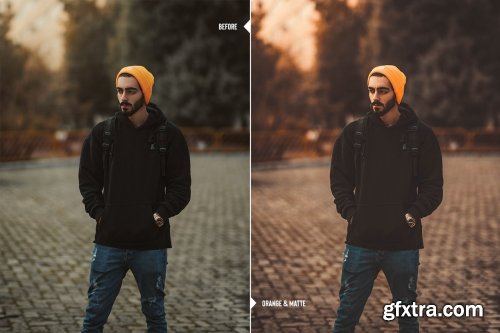 CreativeMarket - ORANGE tone mobile & desktop presets 6122045