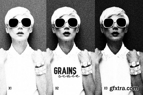 CreativeMarket - Grains Photoshop Action 6084275