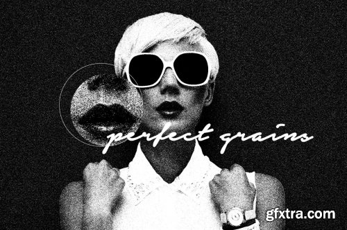 CreativeMarket - Grains Photoshop Action 6084275