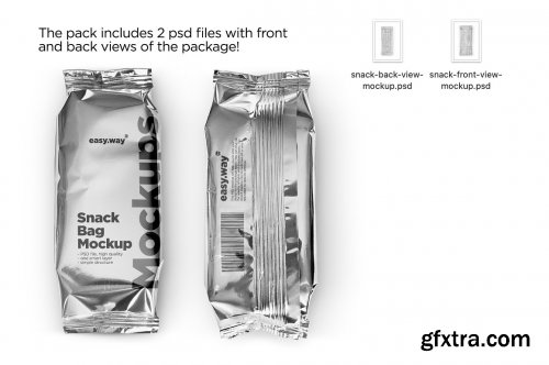 CreativeMarket - Snack Bag PSD Mockups 6058095