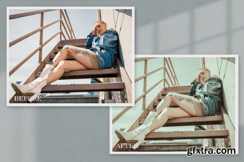 CreativeMarket - Retro Lightroom Photoshop Preset LUT 6390122